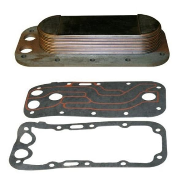 Aftermarket Oil Cooler with Gaskets Fits John Deere Fits JD 7700 7800 8100 8200 830 RE36367 - main